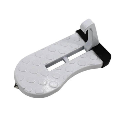 SUV Car Entry Hook Pedal Foldable Safety Tool For Easy Access white aluminum alloy fold-flat hook pedal for high SUV and truck entry support