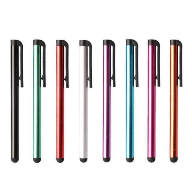 Universal Metal Stylus Pens for Touchscreen Writing, 5 Pack - colorful aviation aluminum stylus set for precise note-taking and drawing