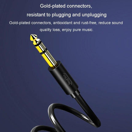 JINGHUA Cable for Connecting Devices in Daily Audio Setup with gold-plated 6.5mm connector for durable, clear guitar-to-computer and phone-to-amp connections
