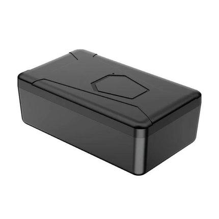 Waterproof GPS Tracker for Vehicle and Personal Safety — compact black vehicle and personal GPS tracking device, rugged waterproof design for real-time monitoring