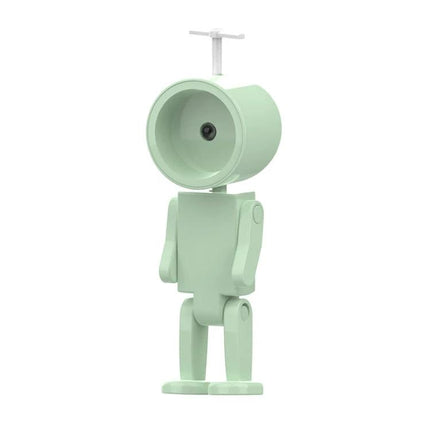 Compact Astronaut Night Light for Home Desk Decorations - mint green compact astronaut lamp for desk and kids room ambient lighting