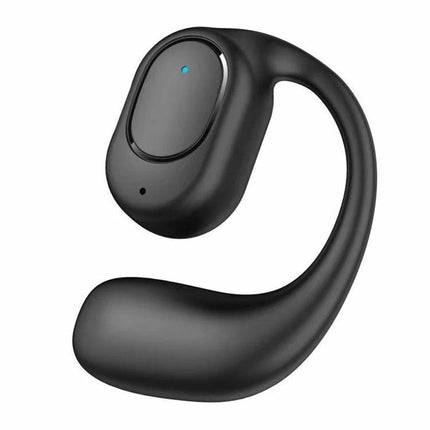 Ear Hook Wireless Earphones For Commuting, Workouts, Calls - black D6 OWS ear-mounted Bluetooth earphone for clear calls