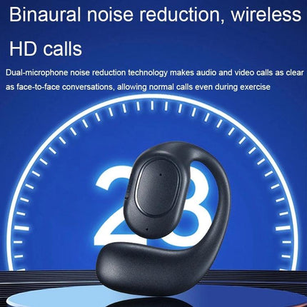 Ear Hook Wireless Earphones For Commuting, Workouts, Calls D6 OWS ear-mounted Bluetooth earphones with noise reduction