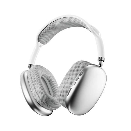 Wireless Over Ear Bluetooth Headphones With Memory Foam white P9 Pro Max noise reduction HiFi driver commute