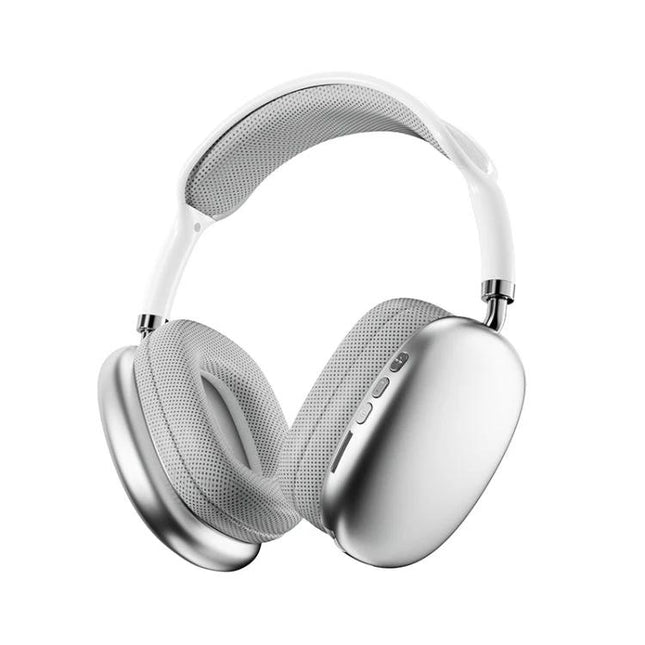 Wireless Over Ear Bluetooth Headphones With Memory Foam white P9 Pro Max noise reduction HiFi driver commute