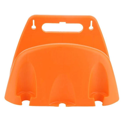Wall Mounted Plastic Water Pipe Holder For Garden Irrigation - orange wall-mounted hose organizer for garden, shed or garage