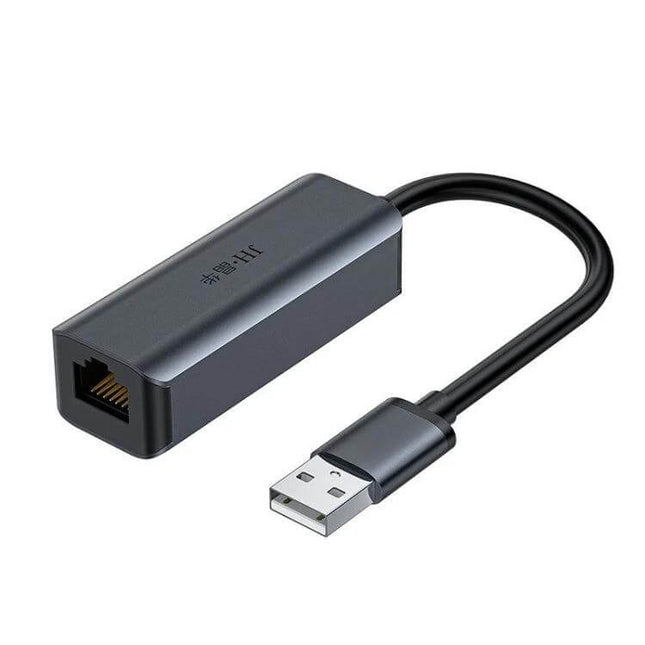 JINGHUA Gigabit LAN Converter for Computer Network Connections compact USB-to-Ethernet adapter for stable gaming, streaming, and remote work