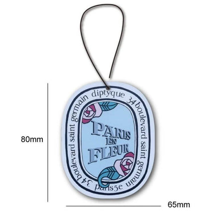 Diptyque Car Solid Fragrance Tablet For Fresh Car Air hanging paper pendant for subtle car and small-space scent