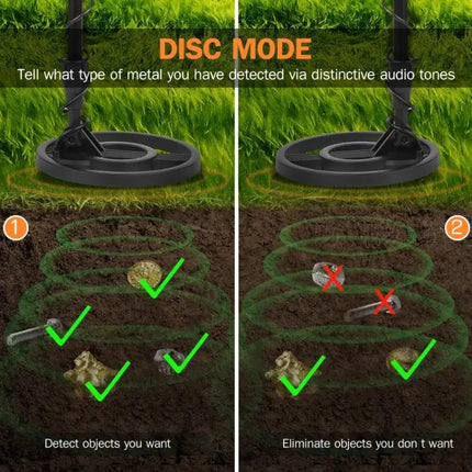 Outdoor Metal Detector for Underground Treasure Hunting
