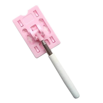 Portable Parking Extension Pole 60 cm Open Length Compact pink ABS handle retractable pole for tapping swiping card readers