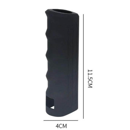 Universal Silicone Handbrake Cover Straight Sleeve For Daily Driving black 11.5cm silicone grip sleeve for car handbrake