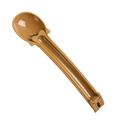 Spoon for Everyday Cat Feeding and Snack Giving at Home - brown portion-control cat food and treat spoon for tidy daily use