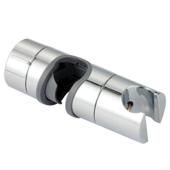 Adjustable Shower Bracket for Everyday Bathroom Use - chrome adjustable bracket for standard shower pipes, tilting and height-adjustable head holder