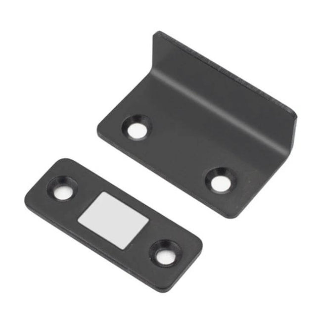 No Punch Invisible Door Suction Magnetic Catch For Wardrobe Doors slim L-type nickel-plated steel invisible magnetic catch for wardrobe doors