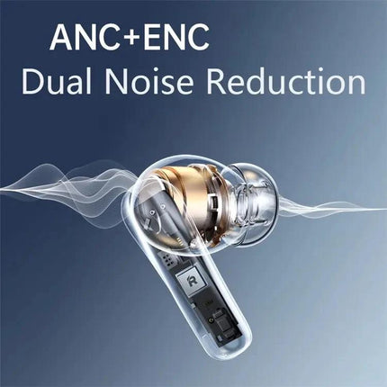 REMAX CozyPods Earbuds With Noise Reduction For Work - in-ear Bluetooth ANC+ENC dual noise reduction earbuds