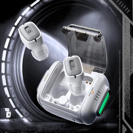 REMAX Transparent Wireless Earbuds For Gaming And Everyday Use white transparent GameBuds G6 low-latency earbuds in case