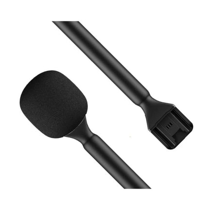 Handheld Microphone Accessory for Everyday Interviews and Vlogging - black foam windscreen handle for wireless transmitter, lightweight and noise-reducing