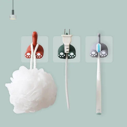 Cartoon Animal Punch-Free Toothbrush Hanger for Bathroom | Syndmart