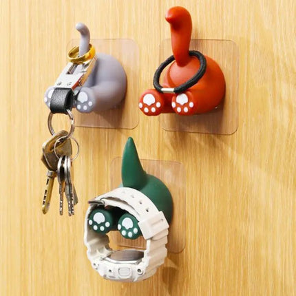 Cartoon Animal Punch-Free Toothbrush Hanger for Bathroom | Syndmart
