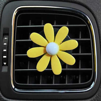 Colorful Daisy Car Decorative Air Vent Aromatherapy Clip Blue | Syndmart
