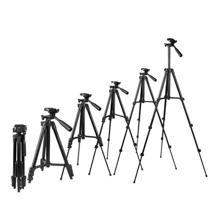 Portable Aluminum Tripod for DSLR Camera Photography with Bag – lightweight 360g travel tripod, multi-angle support for hiking and urban photography