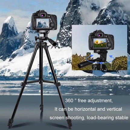 Portable Aluminum Tripod for DSLR Camera Photography with Bag - lightweight 360g travel tripod for steady multi-angle outdoor and urban shots
