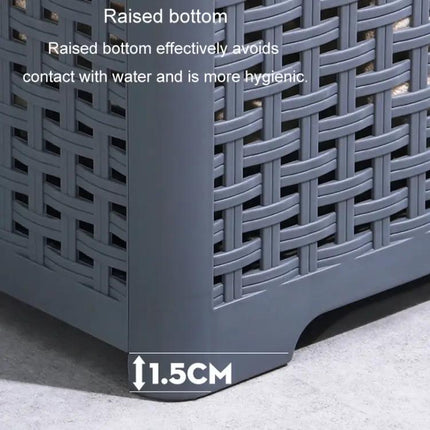 Foldable Wall Mounted Dirty Clothes Basket For Bathroom | Syndmart