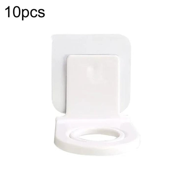 Plastic No Drill Bathroom Hanging Shelf For Shower Gel And Shampoo | Syndmart