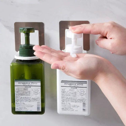 Plastic No Drill Bathroom Hanging Shelf For Shower Gel And Shampoo