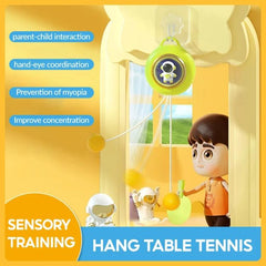 Juego de entrenamiento de tenis de mesa de interior para niños para el desarrollo de la coordinación ocular y las habilidades motoras