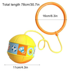 Glowing Ankle Bounce Balls for Kids - Portable One-Foot Skipping Fun