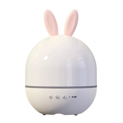 Create a Cozy Home Atmosphere with Cartoon Projection Night Light - white bunny ear projection night lamp for kids' bedtime and ambient decor