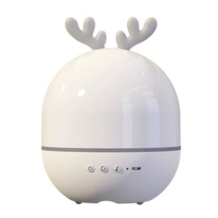 Create a Cozy Home Atmosphere with Cartoon Projection Night Light - white reindeer antler cartoon projection night light for bedrooms and nurseries
