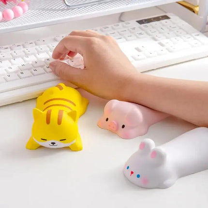 Comfortable Memory Foam Mouse Pad with Cute Animal Designs for Wrist Support
