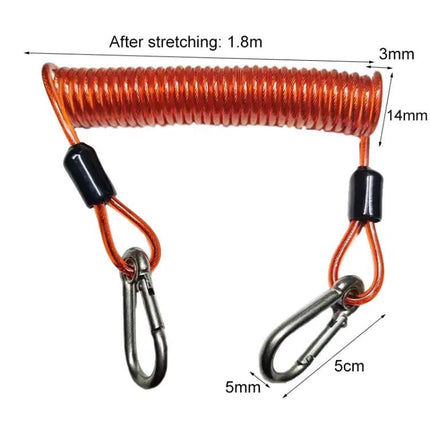 304 Stainless Steel Diving Camera Anti-Lost Strap Carabiner | Syndmart