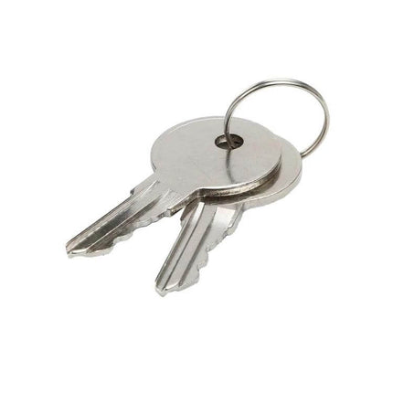 Key Holder Ring 1.5x25mm Metal Key Chain For Everyday Use - compact iron ring with polished electroplated finish holding two keys (1.5 x 25 mm, ~2 g)