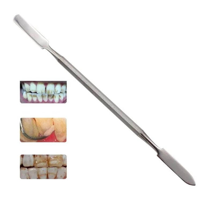 Dental Spatula, Stainless Steel, For Mixing Dental Cements - 18cm burr-free ergonomic double-ended mixing spatula for dental labs and clinics