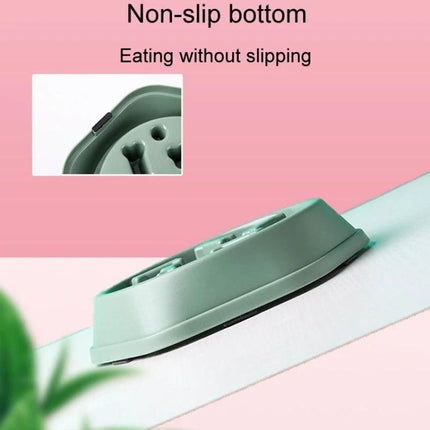 Essential Bone-Shaped Bowl for Daily Dog Meals at Home with non-slip bottom to prevent slipping and slow down fast eating