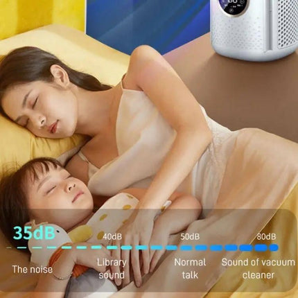 Bladeless Desk Fan with Humidification and LED Lighting | Syndmart