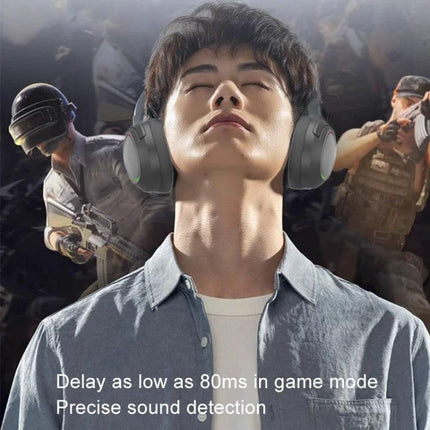 SOYTO Bluetooth Wireless Headset With Ambient Awareness For Calls gaming mode low latency 80ms precise sound