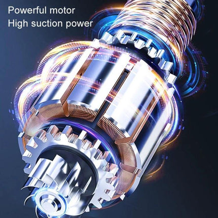 Car Vacuum Cleaner Wireless Handheld for Car Interiors powerful motor high-suction motor close-up for cordless car vacuum