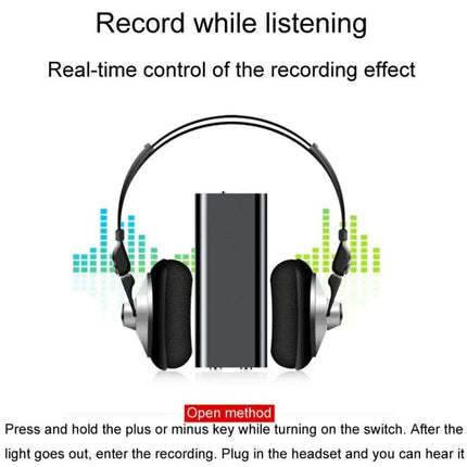 Q25 Voice Recorder 4-32GB HD Screen Noise Canceling Clip