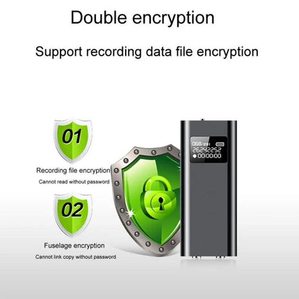 Q25 Voice Recorder 4-32GB HD Screen Noise Canceling Clip