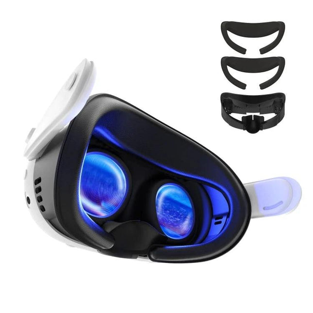 AMVR Breathable Comfort Mask for Meta Quest 3 VR Use - breathable black foam face mask insert reducing lens fog for long VR sessions