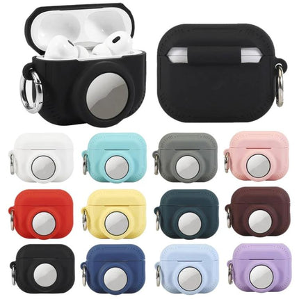 Protective Silicone Case for Everyday AirPods and AirTag Carry in multiple colors with carabiner and easy-access design
