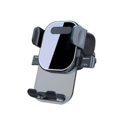 Car Air Vent Phone Holder For GPS Navigation And Safe Driving - gravity-sensing ABS silicone mount that keeps windshield clear