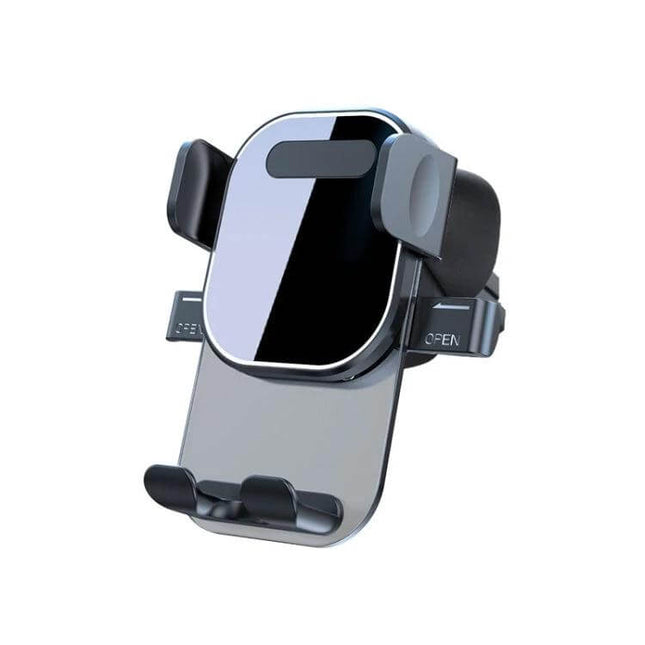 Car Air Vent Phone Holder For GPS Navigation And Safe Driving - gravity-sensing ABS silicone mount that keeps windshield clear