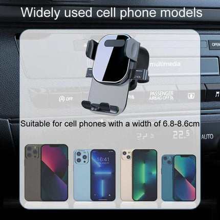 Car Air Vent Phone Holder For GPS Navigation And Safe Driving – gravity-sensing ABS silicone mount that keeps phone accessible without blocking windshield