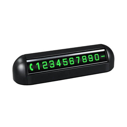 License Plate Privacy Card With Sliding Cover For Temporary Parking black 13x4cm plastic temporary parking plate obscurer