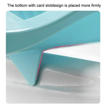 Handy Manual Washboard for Washing Socks and Underwear at Home showing anti-slip card slot bottom detail